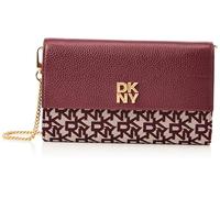 DKNY Rosa Wallet On A Chain Womens Rosa Monedero En Una Cadena, Granada de vino antiguo, One size, Rosa Monedero En Una Cadena