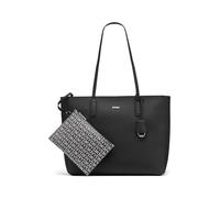 DKNY Saige Ew Tz Bolso de mano para mujer, negro y plateado, Rozmiar uniwersalny