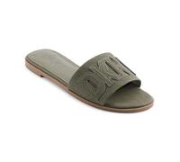 DKNY, Sandalias para mujer, Willow, planas, verde, 75, verde, 38.5 EU
