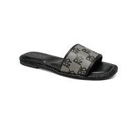 DKNY Sandalias planas para mujer, 5 mm, color negro, talla 37 EU
