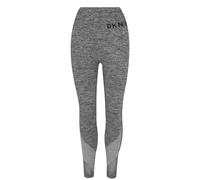 DKNY SPORT High Waist Seamless Leggings, Leggings De Las Mujeres, Heather Grey, Extra Large