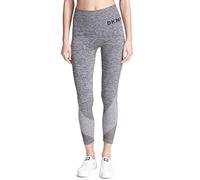 DKNY SPORT High Waist Seamless Leggings, Heather Grey, Extra Small De Las Mujeres