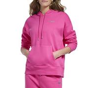 DKNY Sport Women's Metallic Logo Hoodie W/Kanga Pocket Sudadera con Capucha, Bancal, M para Mujer