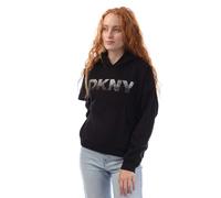 DKNY Sudadera Diseño Logotipo de Lentejuela para Mujer (GT10087)