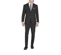 DKNY Suit Jacket Chaqueta de Traje de Negocios, Negro, 60 Alto para Hombre