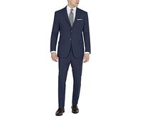 DKNY Suit Pants Pantalones de Vestir, Navy Solid, 34W x 29L para Hombre