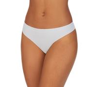 DKNY Tanga sin costuras con logo multicolor. Azul L
