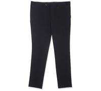 DKNY Traje de Alto Rendimiento para Hombre, Ajuste Moderno, Chaqueta de Negocios separada, Negro Liso, 34W/30L