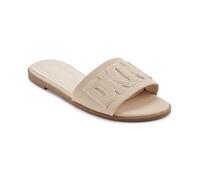 DKNY Willow - Sandalias planas con logotipo para mujer, cáñamo, 10
