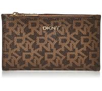 DKNY Women's Bryant Bifold Travel Accessory-Envelope Card Holder, Mocha/Caramel, Mocha/Caramel, Small