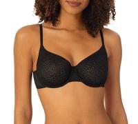 DKNY Women's Modern Lace Racerback Longline Bralette, Black, Small