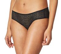 DKNY Women's Modern lace Trim Hipster, Black, Medium
