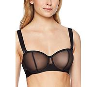 DKNY Women's Sheers Convertible Strapless Bra Sujetador sin Tirantes, Negro (Black BP), 90D (Talla del Fabricante: 34D) para Mujer