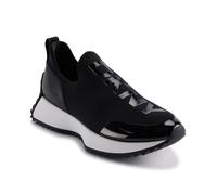 DKNY Nallen Slip on Sneaker with Logo, Zapatillas Mujer, Negro, 39.5 EU
