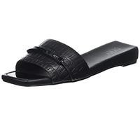 DKNY Zapatos de Mujer Alaina Flat, Plano, Black, 36 EU