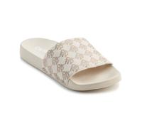 DKNY Zella-Flat Slide, Sandalia Deslizante Mujer, Hueso, 38 EU