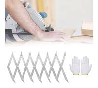 DKPLOE Buscador de Centro de CarpinteríA para Un Posicionamiento Preciso. Divisor de Espacio Equidistante Herramientas de BúSqueda de Centro de Carpintero Calibre de Marcado(7 Centers)