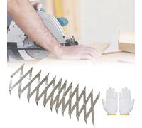 DKPLOE Buscador de Centro de CarpinteríA para Un Posicionamiento Preciso. Divisor de Espacio Equidistante Herramientas de BúSqueda de Centro de Carpintero Calibre de Marcado(12 Centers)