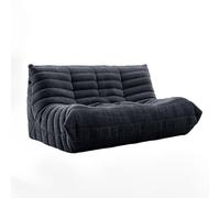DKPLOE SillóN de Espuma de Alta Resiliencia Sin Estructura PequeñO No Requiere Montaje Ideal para Balcones Estudios Salas de Estar Y Dormitorios(Gray,180cm)