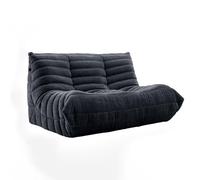 DKPLOE SillóN de Espuma de Alta Resiliencia Sin Estructura PequeñO No Requiere Montaje Ideal para Balcones Estudios Salas de Estar Y Dormitorios(Gray,140cm)