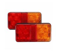 DKPMWD 2X 10 Indicador De Parada Trasera Luces Traseras Remolque Camión Caravana Van 12-80V LED Piloto Trasero(12-80V)