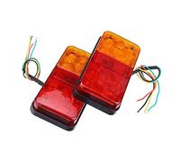DKPMWD 2X 10 Indicador De Parada Trasera Luces Traseras Remolque Camión Caravana Van 12-80V LED Piloto Trasero(24V)