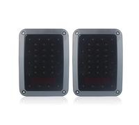 DKPMWD 2X Luces Traseras Freno Trasero Coche Marcha Atrás Para Jeep Para Wrangler JK 2007-2017 Señales De Giro Versión Europea EE. UU LED Piloto Trasero(Smoke-USA Version)
