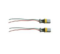 DKPMWD Intermitente Retrovisor Luz LED De Giro para Esquina De Camión De 24 V, Luz Indicadora Adicional para Esquina Camión para Volvo FM12 FH12 20409874 20409875 Intermitentes Espejo(2pcs Plug Only)