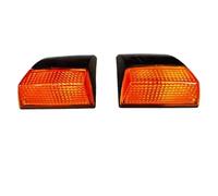 DKPMWD Intermitente Retrovisor Luz LED De Giro para Esquina De Camión De 24 V, Luz Indicadora Adicional para Esquina Camión para Volvo FM12 FH12 20409874 20409875 Intermitentes Espejo(1pair with led)