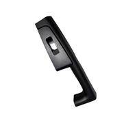 DKPMWD Manija Puerta Interior Coche Para Skoda Para Superb 2008-2013 Manija Interior La Puerta Coche Marco Apoyabrazos Interruptor Panel De Control Moldura(1Pc Rear-Left Black)