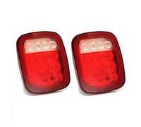 DKPMWD Para Jeep Para Wrangler JK TJ CJ YJ Montaje Luz Coche Humo Lámpara Trasera Luces Traseras Freno Marcha Atrás De Circulación Diurna LED Piloto Trasero