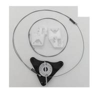 DKPMWD Ventanas Eléctricas Kit Reparación Regulador Ventana Eléctrico Delantero Derecho para Skoda para Octavia A5 A6 2004 2005 2006 2007 2008 2009 2010 2011 2012 2013 Elevalunas