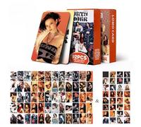 DKRAHRJJ MXP Aes-pa 60 tarjetas fotográficas + 32 pegatinas 92 postales láser 'MY' Karina Winter Ningning Giselle tarjetas fotográficas(Dirty work)