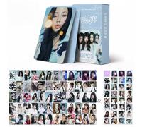 DKRAHRJJ MXP ILLIT 60 tarjetas postales + 32 pegatinas 'GLLIT' Tarjetas MOKA WONHEE IROHA YUNAH Tarjetas fotográficas(Super real me)