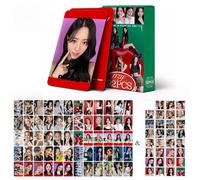 DKRAHRJJ MXP It-zy 60 tarjetas fotográficas + 32 pegatinas 92 postales láser 'MIDZY' Yeji Lia Ryujin Chaeryeong Yuna tarjetas fotográficas(RINGO)