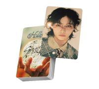 DKRAHRJJ MXP Juego de tarjetas fotográficas Stray Kids 92PCS - 60 tarjetas LOMO + 32 pegatinas, tarjetas de álbum huecas KPOP Straykids