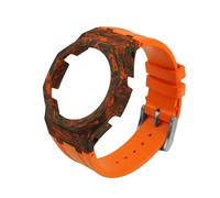 DKWOIS Compatible con Casio GA2100, GA-2110, GA-B2100, caja de fibra de carbono, correa de reloj, modificación, juego de correa y estuche de roble rústico, juego de bricolaje.(Color 04)
