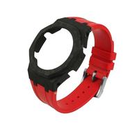 DKWOIS Compatible con Casio GA2100, GA-2110, GA-B2100, caja de fibra de carbono, correa de reloj, modificación, juego de correa y estuche de roble rústico, juego de bricolaje.(Color 03)