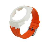 DKWOIS Compatible con Casio GA2100, GA-2110, GA-B2100, caja de fibra de carbono, correa de reloj, modificación, juego de correa y estuche de roble rústico, juego de bricolaje.(Color 06)