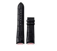 DKWOIS Compatible con Tissot 1853 COUTURIER T035 T035407A T035617 627 T035439 Correa curva for hombre de 22 mm, 23 mm y 24 mm Correa de piel auténtica(Black-no clasp,23mm)