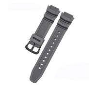 DKWOIS Correa Compatible con Casio G-Shock AQ-S810W AE-1000W SGW-400H/300H/500H W-735H W-216H MRW-200H Pulsera de Correa de Reloj de Silicona de Goma 18 mm(Grey B)