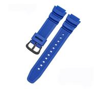 DKWOIS Correa Compatible con Casio G-Shock AQ-S810W AE-1000W SGW-400H/300H/500H W-735H W-216H MRW-200H Pulsera de Correa de Reloj de Silicona de Goma 18 mm(Dark Blue B)