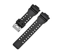 DKWOIS Correa Compatible con Casio G-Shock GA-100/110/120/140/200/400/700 800 GD-100/110/120 G-8900 GLS-100 Reemplace la Correa de Reloj de Resina de Silicona de 16 mm(Black matte)