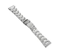DKWOIS Correa De Acero Inoxidable De 23 Mm Y 24 Mm Compatible Con Casio PROTREK PRG-600, PRG-650, PRG-6600, 30, 50, 60 Y 70.(Silver strap,Width 24mm)