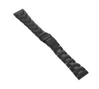 DKWOIS Correa De Acero Inoxidable De 23 Mm Y 24 Mm Compatible Con Casio PROTREK PRG-600, PRG-650, PRG-6600, 30, 50, 60 Y 70.(Black strap,Width 24mm)