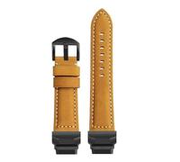 DKWOIS Correa de cuero modificada GBD-H1000 compatible con Casio Cat Man Series GBD-H1000-1/A4/1A7/8/4. Accesorios de pulsera de cuero for hombre.(A-khaki-black)