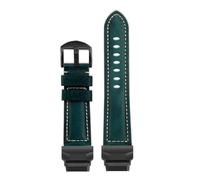 DKWOIS Correa de cuero modificada GBD-H1000 compatible con Casio Cat Man Series GBD-H1000-1/A4/1A7/8/4. Accesorios de pulsera de cuero for hombre.(B-Blue black)