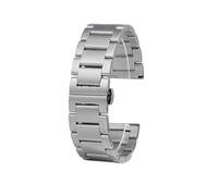 DKWOIS Correa de metal de acero inoxidable negra Compatible con Huawei Watch GT 4 3 Pro 2 Correas de reloj for hombre de 46 mm Correa de 20 mm y 22 mm de ancho Compatible con Casio(B-Silver,20mm)