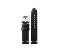 DKWOIS Correa de piel de vaca italiana de alta gama compatible con Huawei GT 3 4 Samsung Watch Strap 20MM 22MM, pulsera vintage for hombre, marrón negro Vint(D Silver Buckle,22mm)