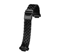 DKWOIS Correa de reloj de acero inoxidable modificada compatible con Casio GA-100/110/120 GM-110/700 GA-700 DW-5600. Brazalete metálico modificado for hombre.(3124-black)